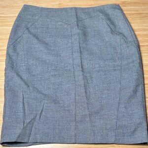 Worthington Light Gray Pencil Skirt